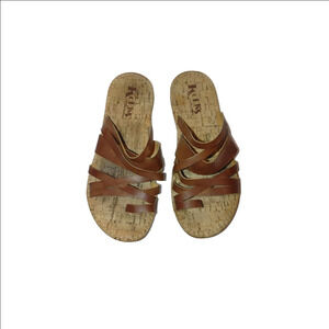 Korks Clemmons by Kork-Ease Leather Sandals Size 8M